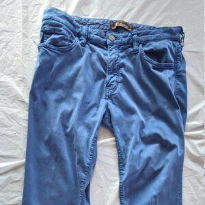 34 Heritage Courage Blue Jeans Men's Size 34/29 Cotton/Lycocell/Elastane Blend